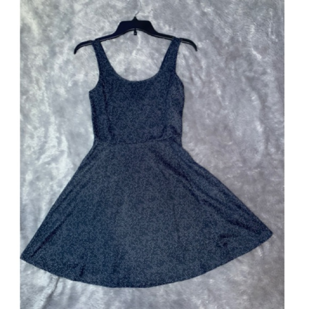 NWOT Navy Polka Dot Dress
